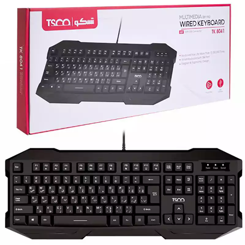 کیبورد سیمی تسکو TSCO TK 8041