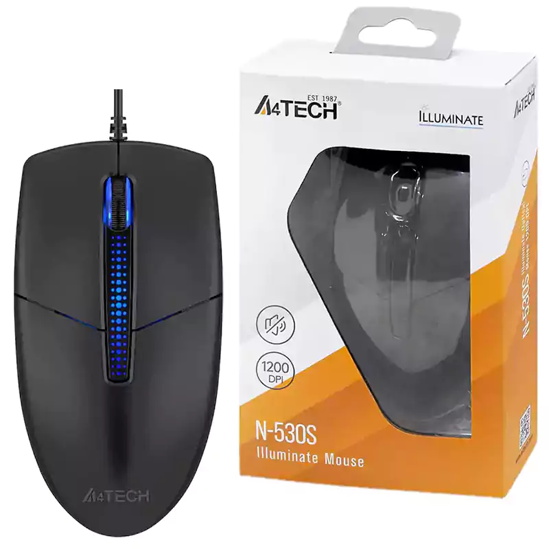 ماوس سیمی ایفورتک A4tech N-530S Illuminate