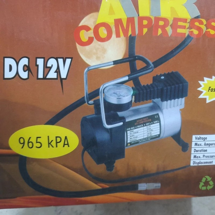 پمپ باد (کمپرسور) تک سیلندر فندکی ماشین و وسایل بادی مدل 965kpA