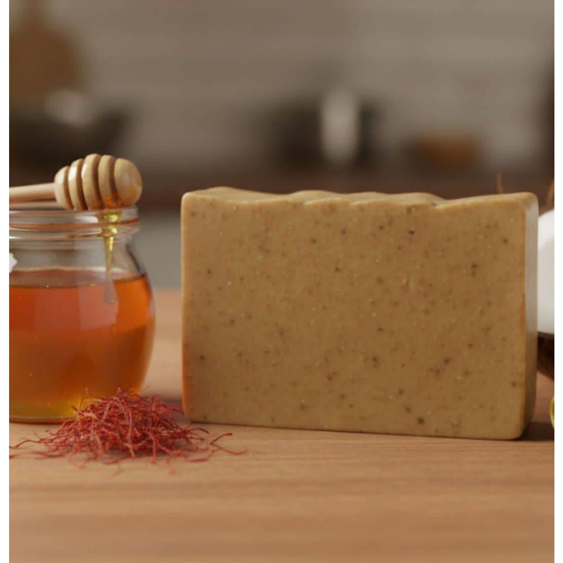 صابون گیاهی عسل و زعفران