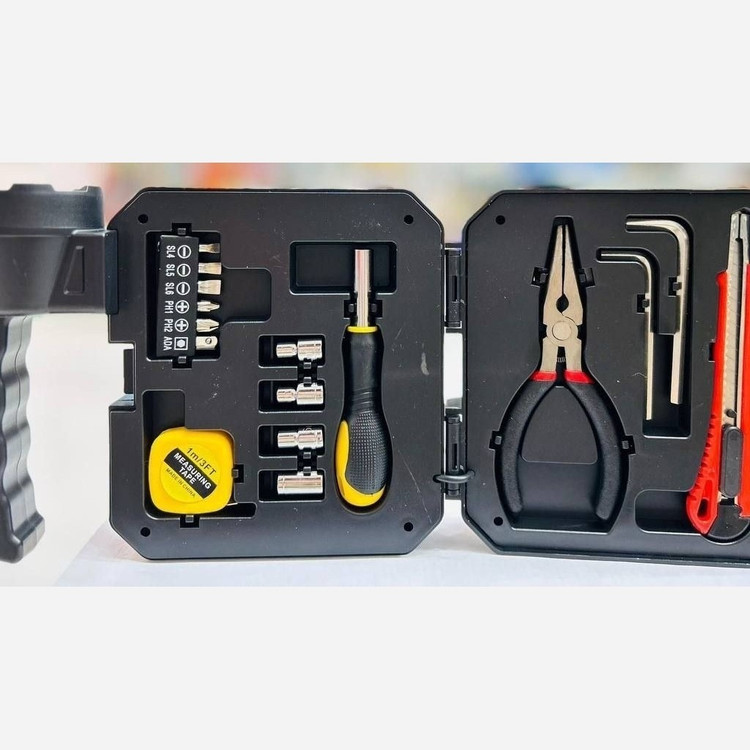 چراغ سولار و جعبه ابزار مدل ToolKit 7739-c