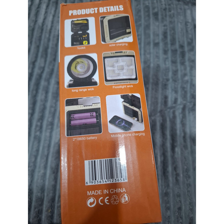 چراغ سولار و جعبه ابزار مدل ToolKit 7739-c