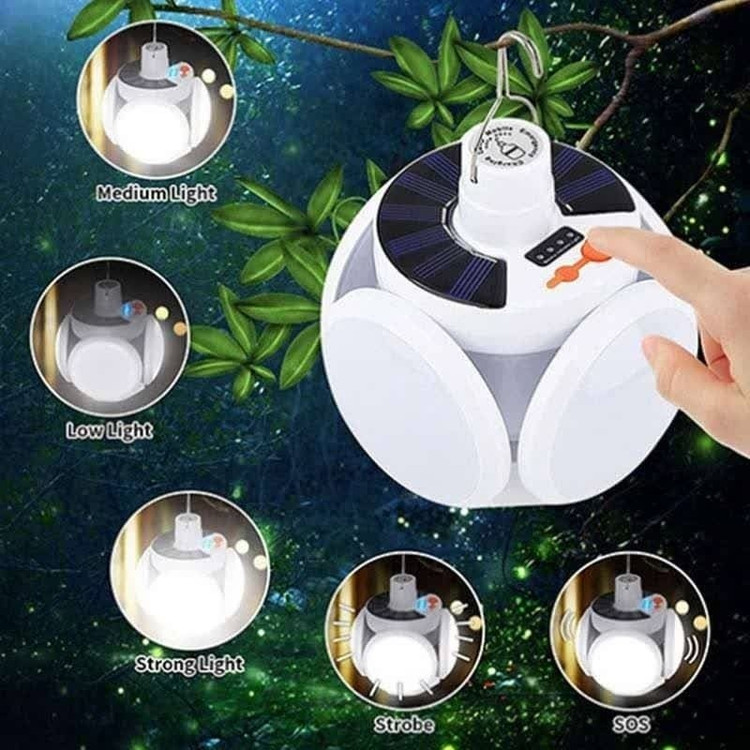 چراغ شارژی آویزی 5 پر