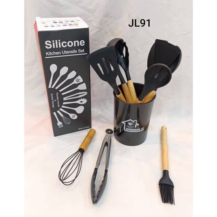 سرویس کفگیر و ملاقه سیلیکونی KITCHEN Utensils Set