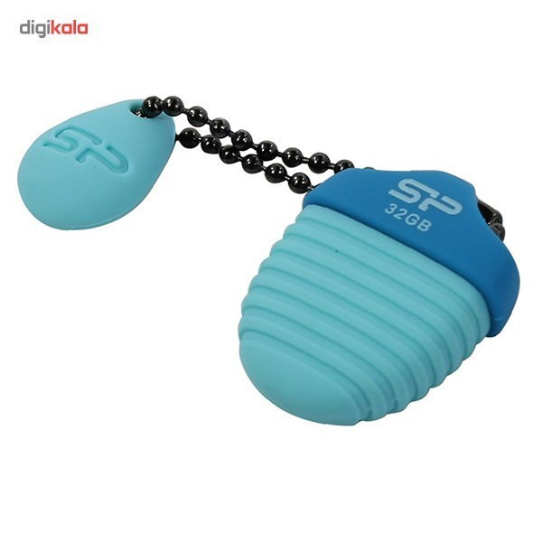 فلش مموری 64 گیگابایت سیلیکون پاور مدل Touch T30 با رابط USB 2.0 و بدنه مقاوم در برابر آب، گردوغبار، شوک و لرزش