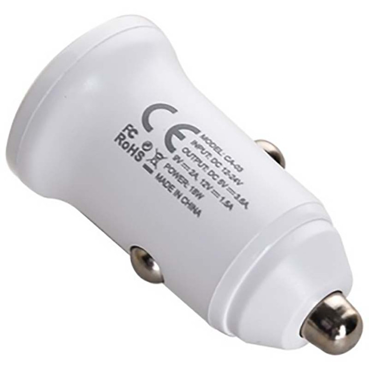 شارژر فندکی 18 وات QC3.0 + کابل تایپ سی اینکاکس INKAX CA-03