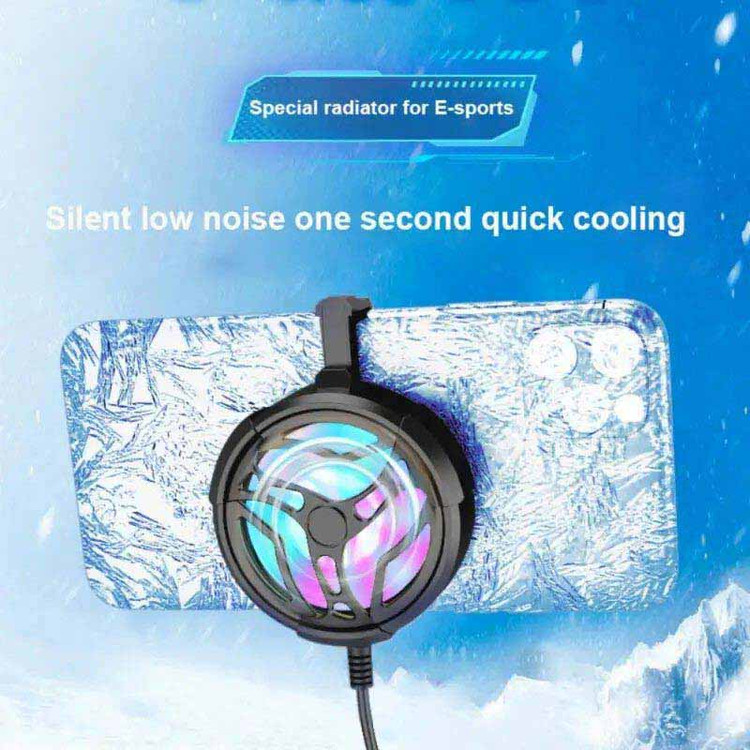 فن خنک کننده موبایل RGB دار AL-01