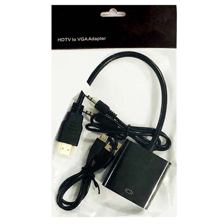 تبدیل HDMI To VGA + Audio + Power