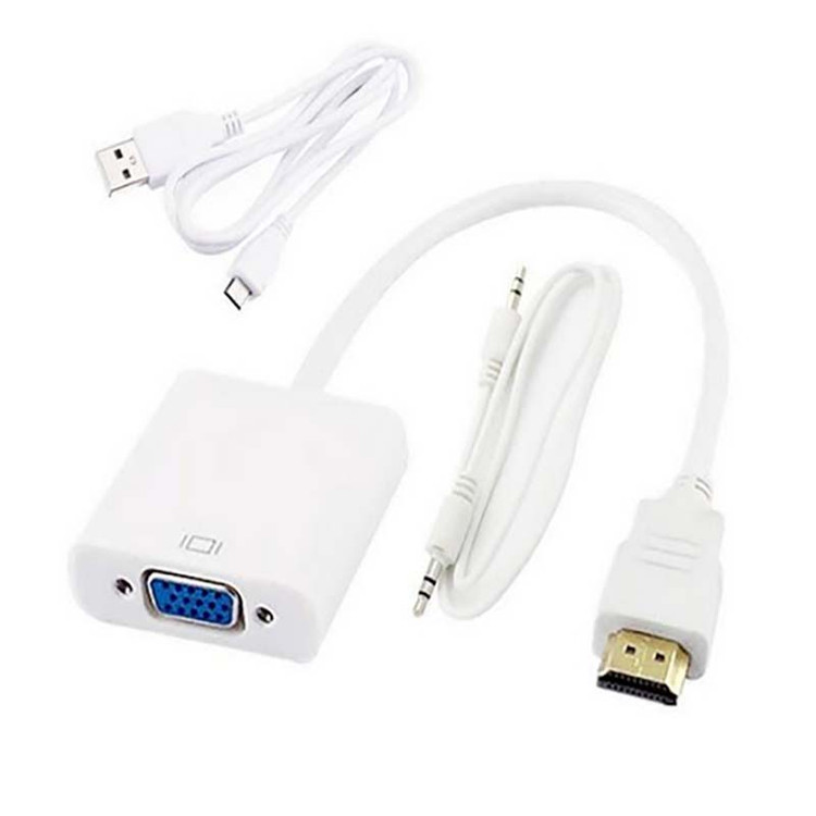 تبدیل HDMI To VGA + Audio + Power
