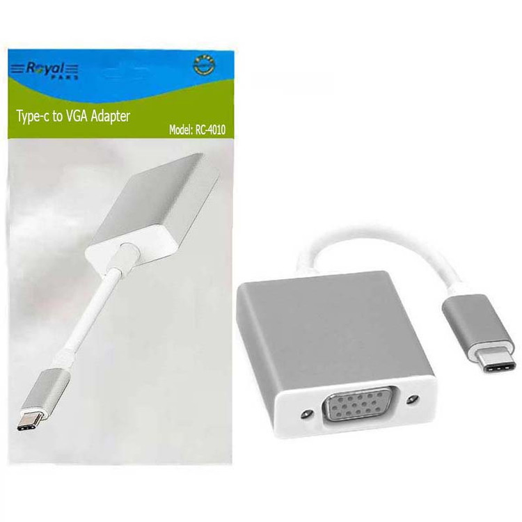 تبدیل Type-C TO VGA رویال Royal RC-4010