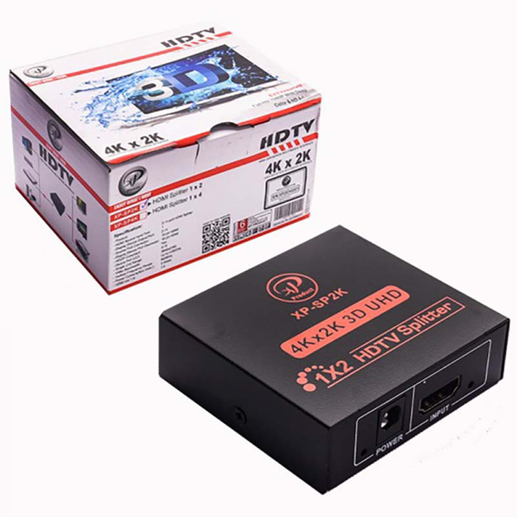 اسپلیتر 2 پورت HDMI 4K ایکس پی XP-SP2