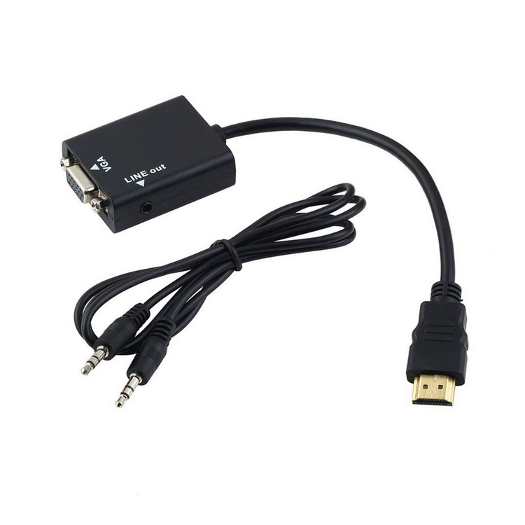 تبدیل HDMI To VGA + Audio