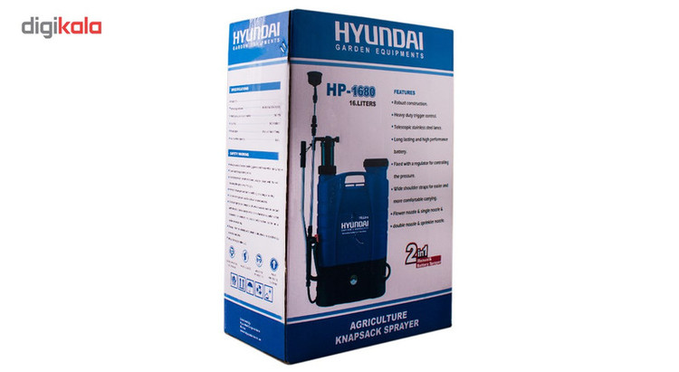 سمپاش شارژی هیوندای مدل HP1680 حجم 16 لیتر