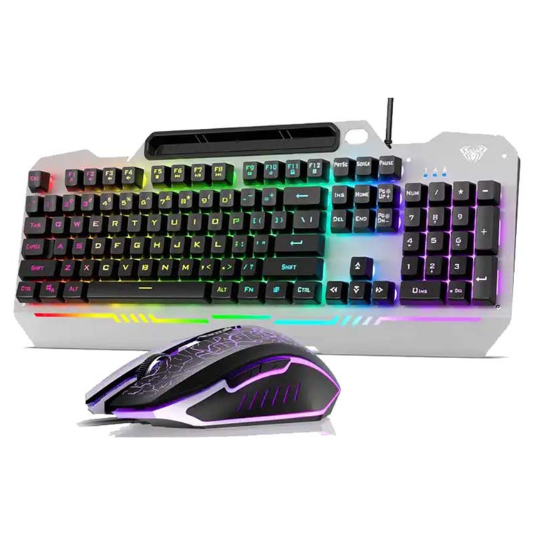 کیبورد و ماوس گیمینگ RGB دار آئولا AULA T102