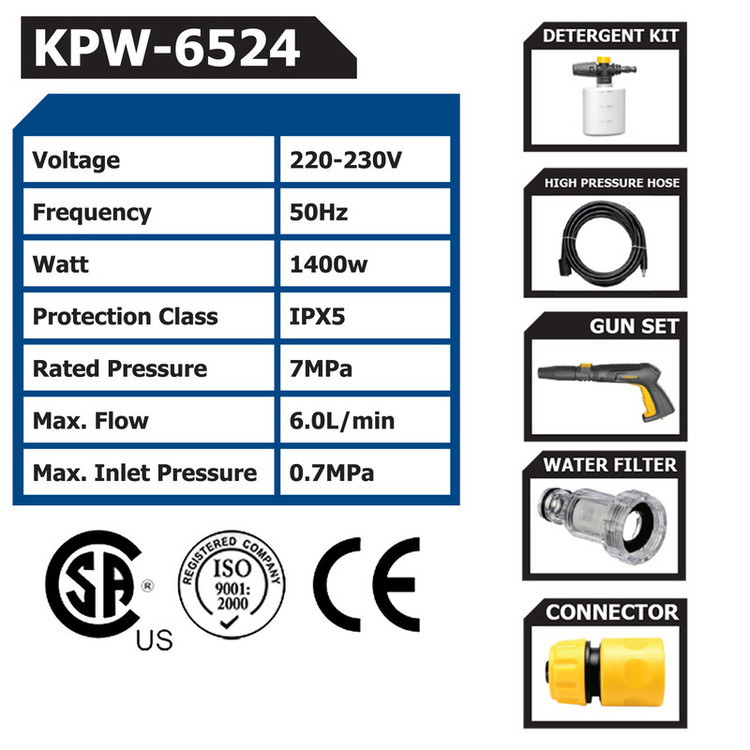 کارواش کنزاکس مدل KPW-6524
