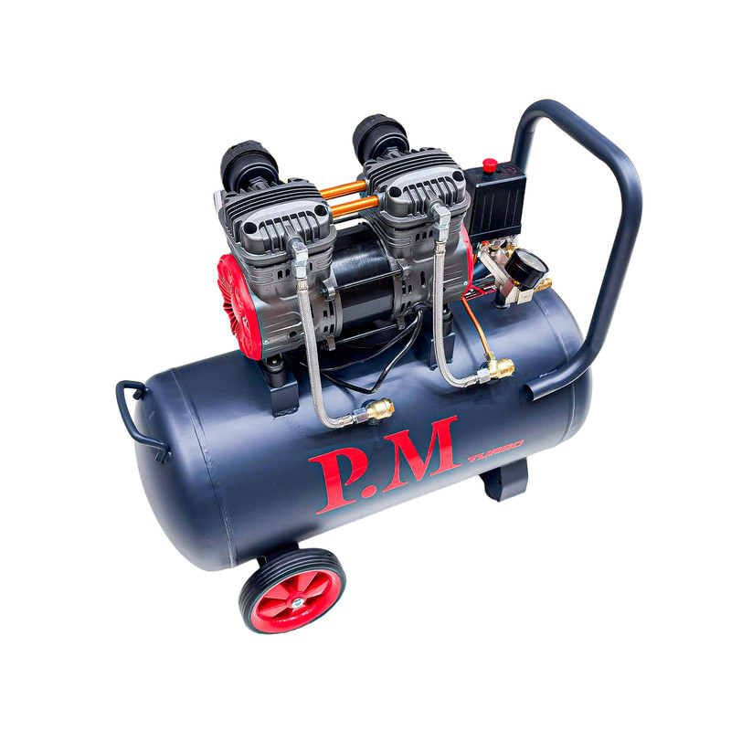 کمپرسور باد سایلنت پیاِم مدل TM‑50 Turbo ظرفیت ۵۰ لیتر