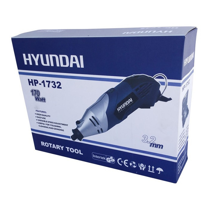 فرز حکاکی مینیاتوری هیوندای مدل HP-1732 مجموعه 126 عددی