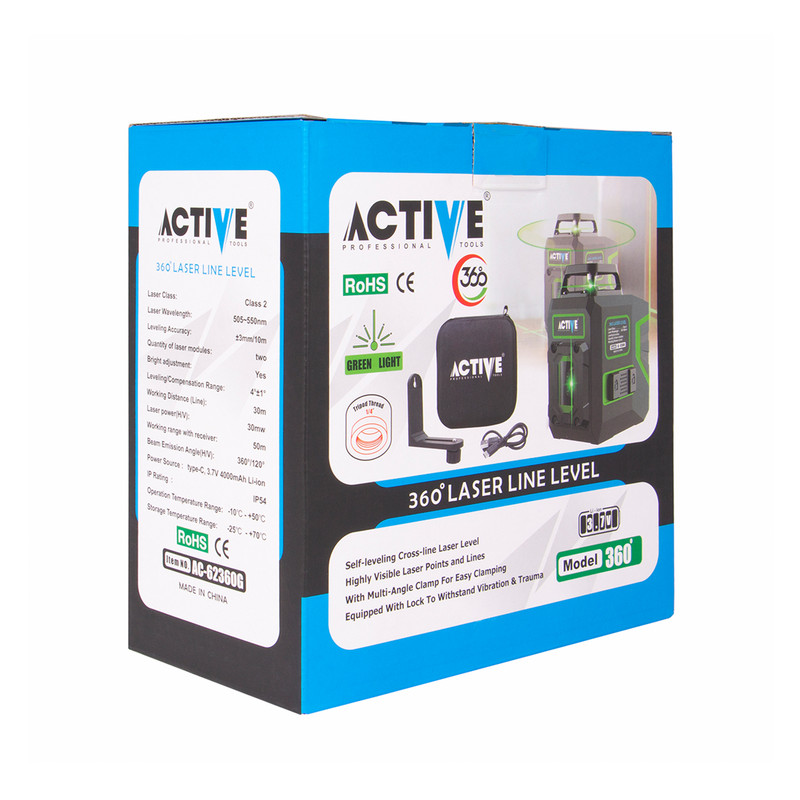 تراز لیزری اکتیو تولز مدل AC-62360G