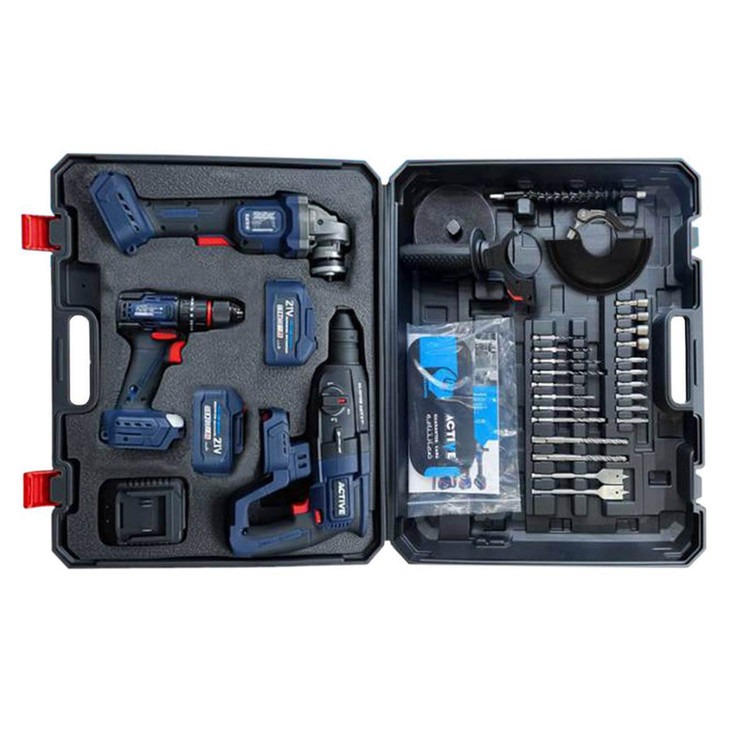 مجموعه بتنکن، پیچگوشتی و فرز براشلس اکتیو مدل AC-3223BL