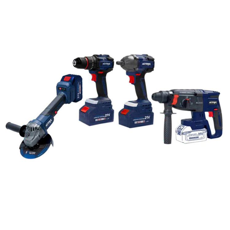 مجموعه بتنکن، پیچگوشتی، فرز و بکس براشلس اکتیو مدل AC-3224BL