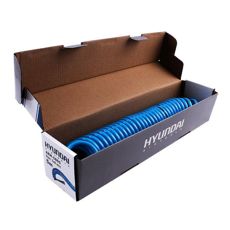 شلنگ فنری هیوندای مدل ARH-5805 طول 5 متر مجموعه دو عددی
