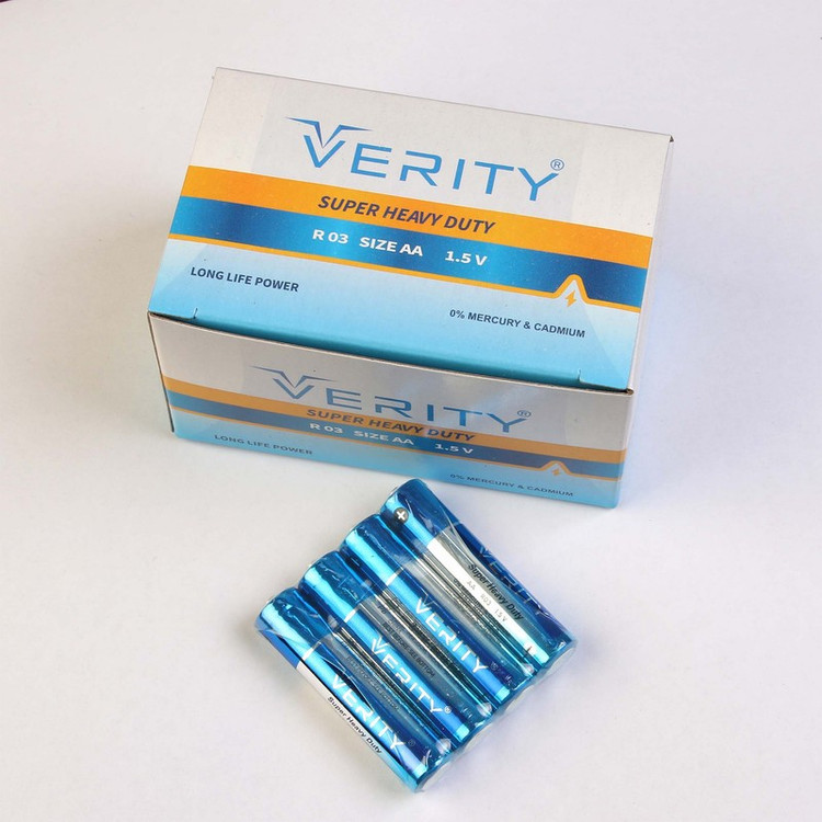 باتری قلمی وریتی مدل Super Heavy Duty بسته 4 عددی