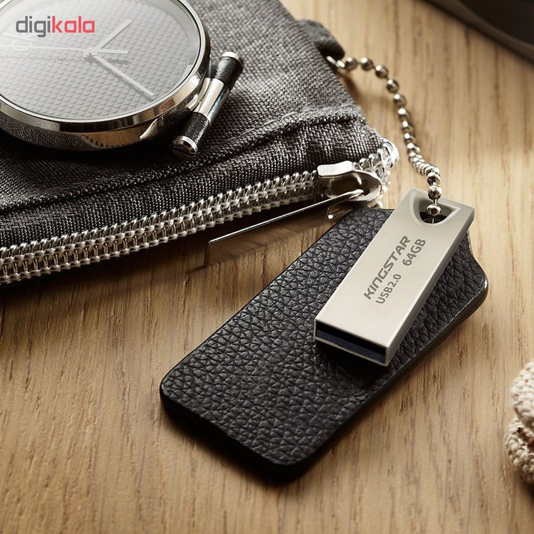 فلش مموری کینگ استار مدل KS222 ظرفیت 16 گیگابایت با درگاه USB 2.0، سرعت نوشتن 25 و خواندن 10 مگابایت بر ثانیه، مقاوم ...