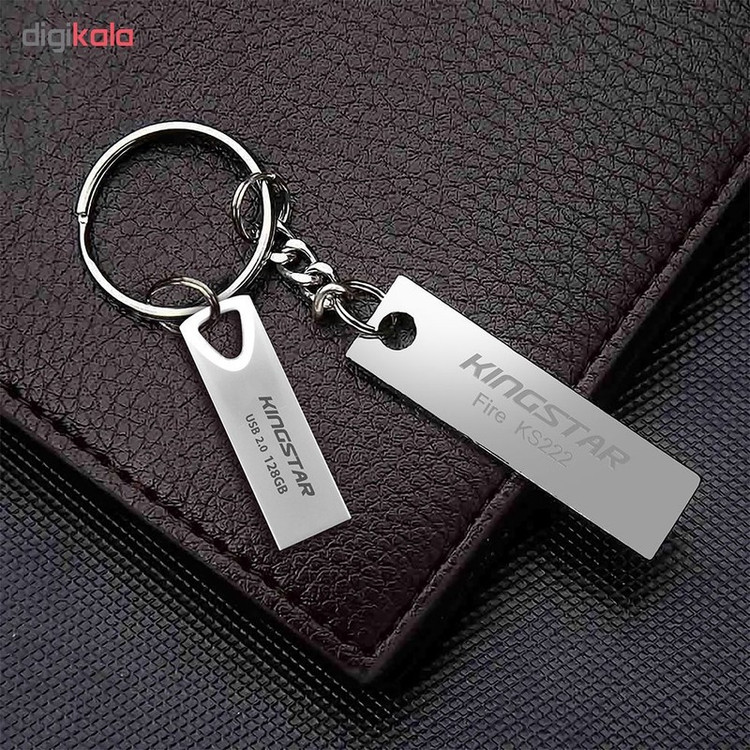 فلش مموری کینگ استار مدل KS222 ظرفیت 16 گیگابایت با درگاه USB 2.0، سرعت نوشتن 25 و خواندن 10 مگابایت بر ثانیه، مقاوم ...