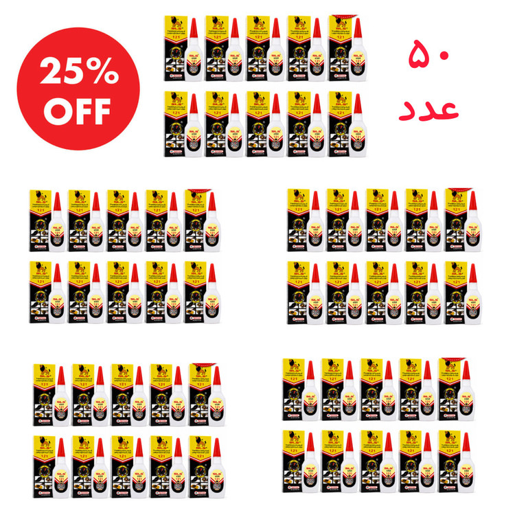 چسب قطره ای فوری SLS مدل 121-5A وزن 12 گرم فوق العاده قوی