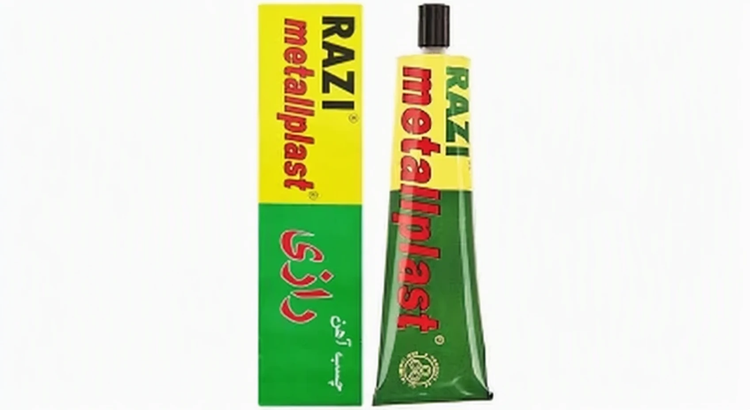 چسب آهن رازی مدل Metallplast حجم 100 میلی لیتر