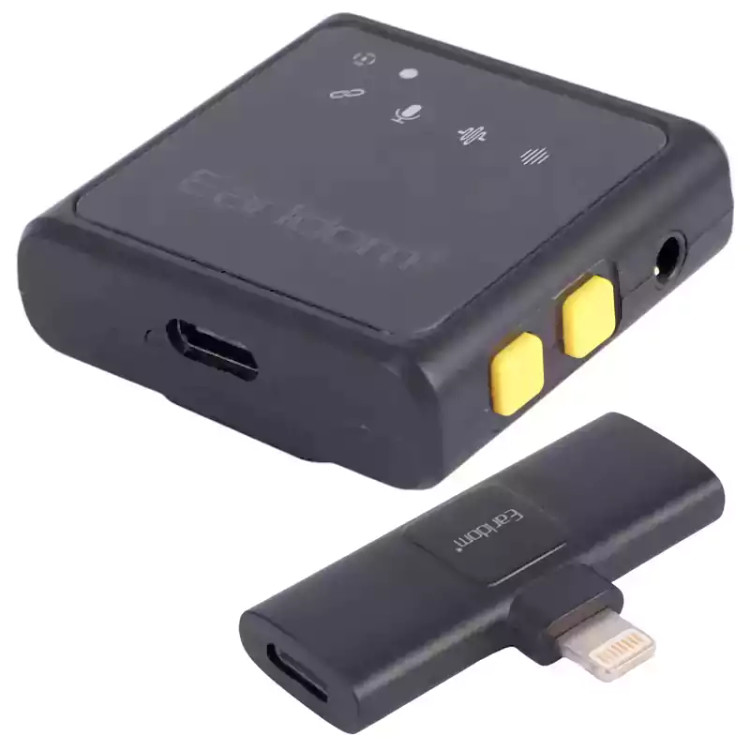 میکروفون یقه ای بی سیم دوتایی لایتنینگ Lightning ارلدام Earldom ET-MC9L