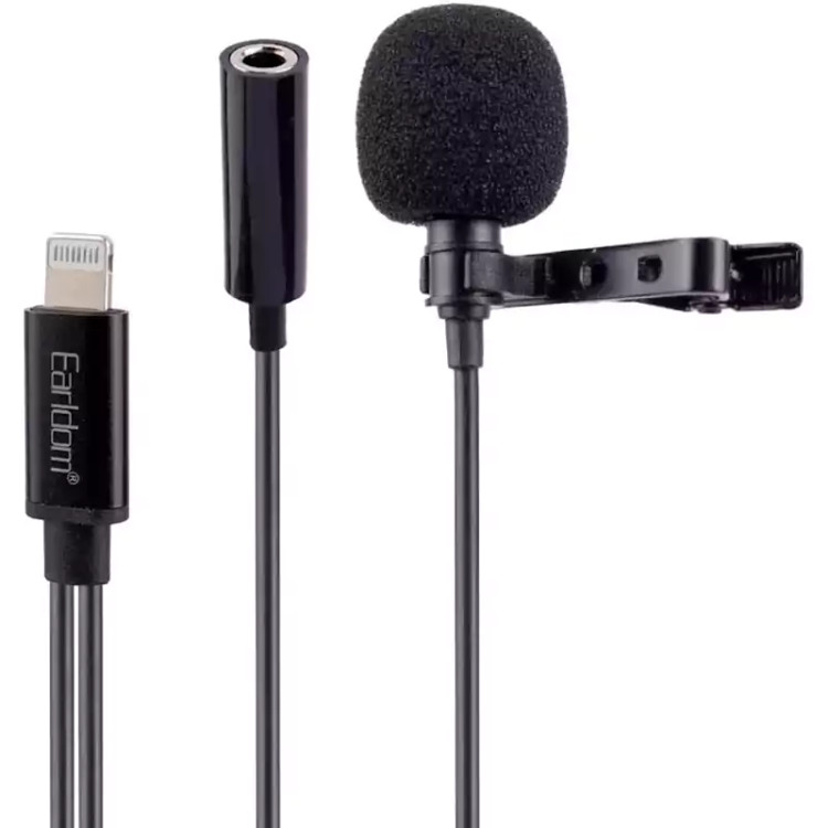 میکروفون یقه ای آیفون Lightning ارلدام Earldom ET-E40