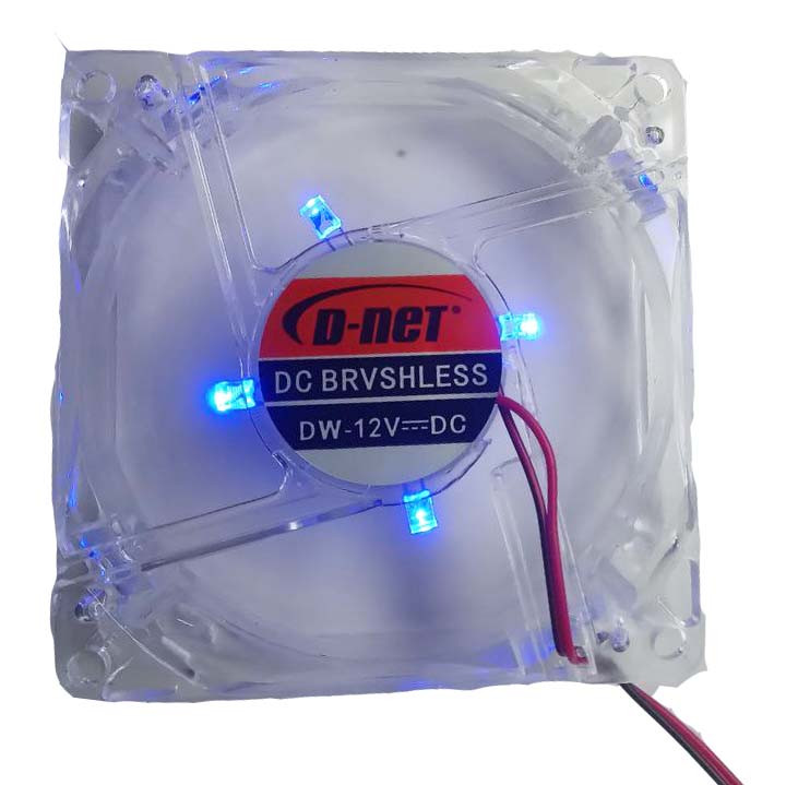 فن کیس 8*8 سانتی متری LED دار دی نت