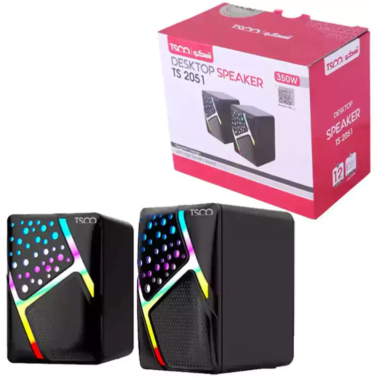 اسپیکر 2 تکه RGB دار تسکو TSCO TS 2051