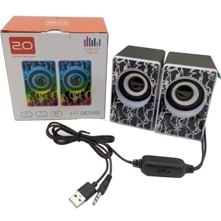 اسپیکر 2 تکه RGB دار مدل HT2049