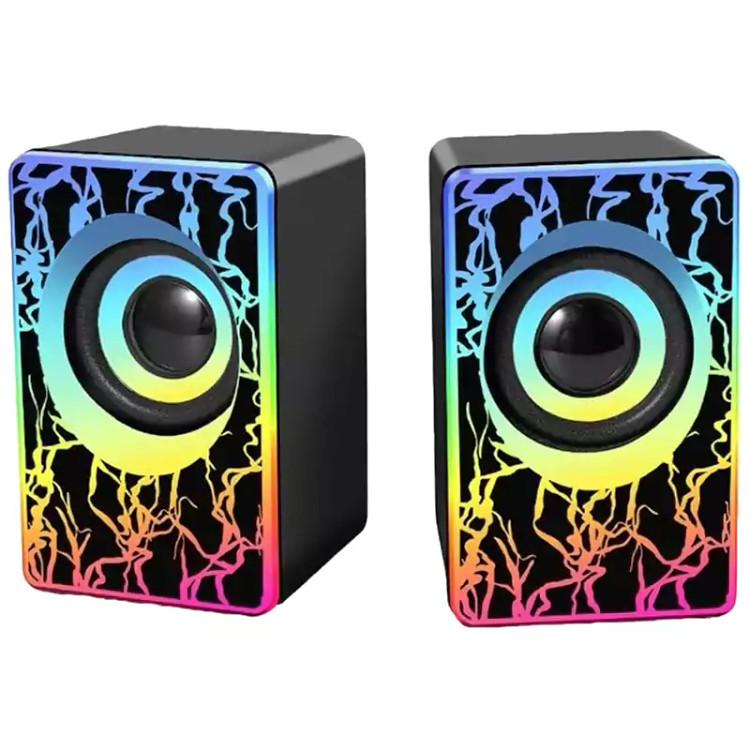 اسپیکر 2 تکه RGB دار مدل HT2049