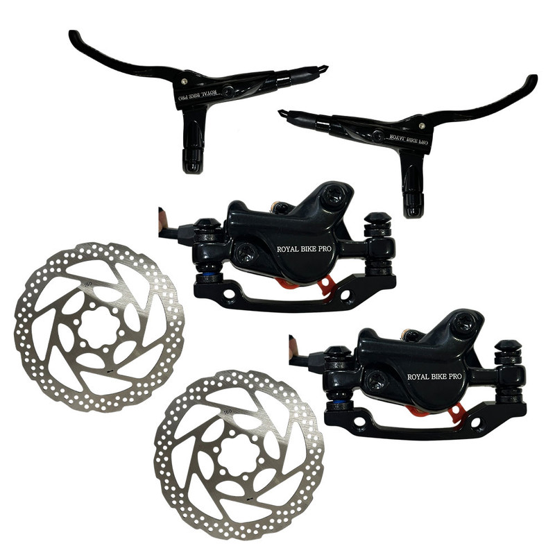 ست ترمز هیدرولیک دوچرخه مدل ROYAL BIKE بسته 6 عددی