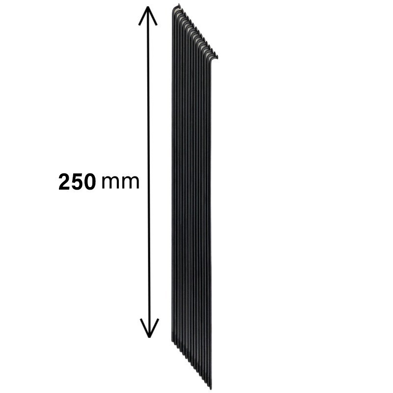 پره دوچرخه اوکی مدل 250mm بسته 144 عددی